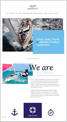 Insure a Boat website